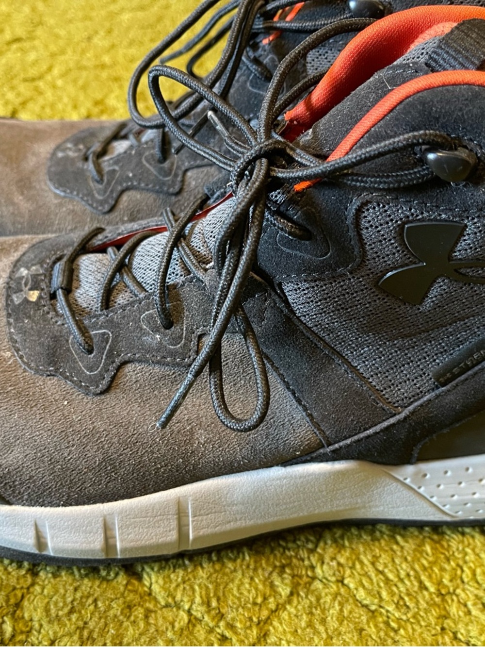 Under Armour Men's UA Micro G Valsetz Mid Leather WP Boots 3024334-300 Size 11